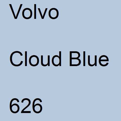 Volvo, Cloud Blue, 626.